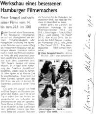 25 Jahre/Review im Hamburger Abendblatt/Magazin LIVE